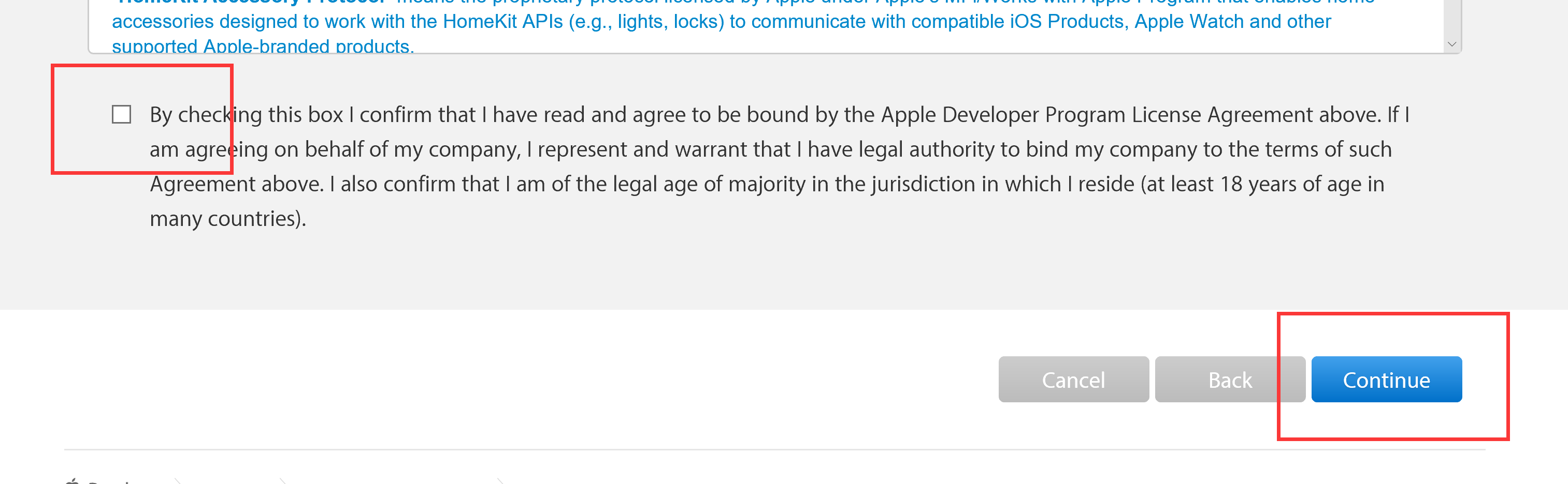 申请Apple开发者账号(99美元 公司)操作截图